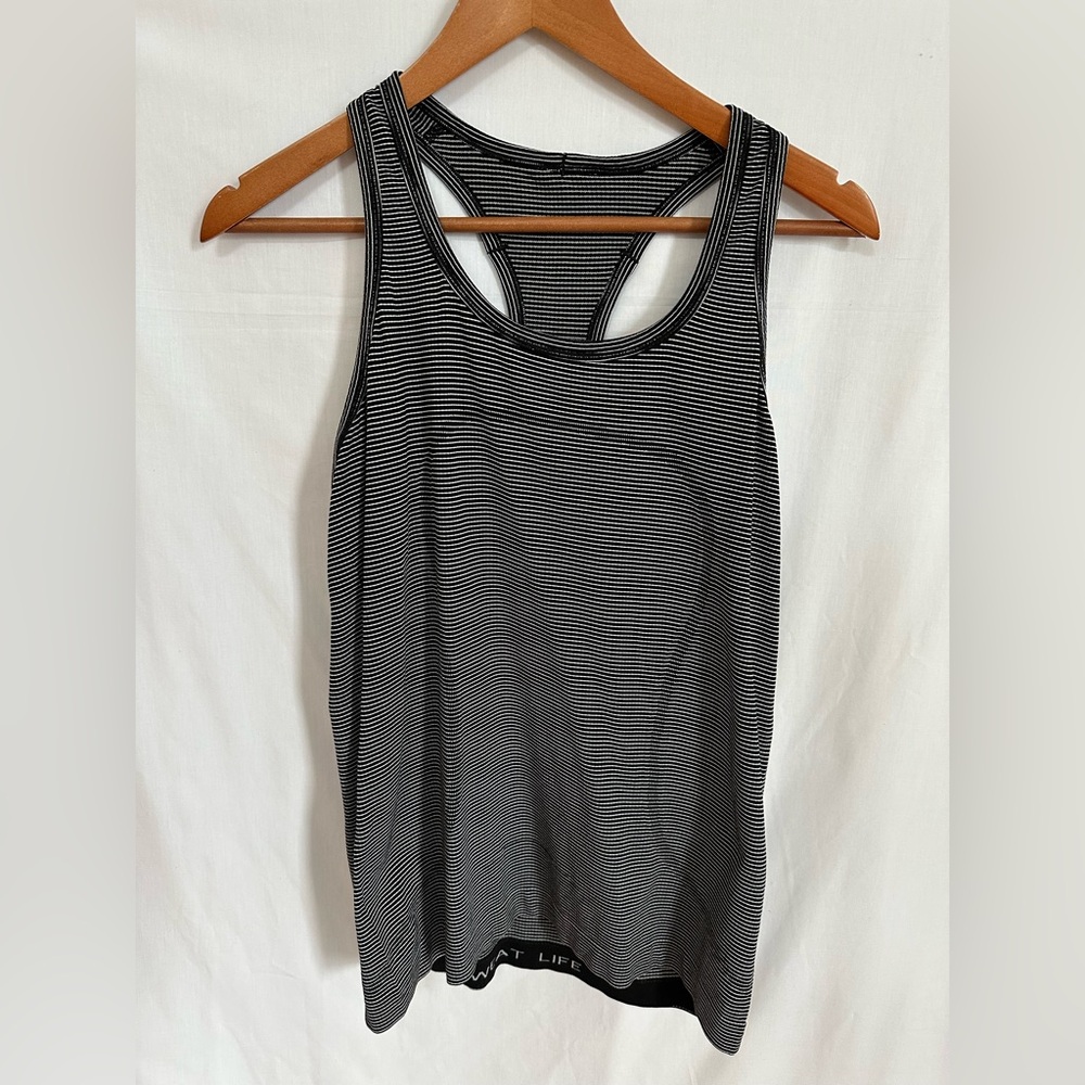 Lululemon Swiftly Tech Racerback Striped Tank